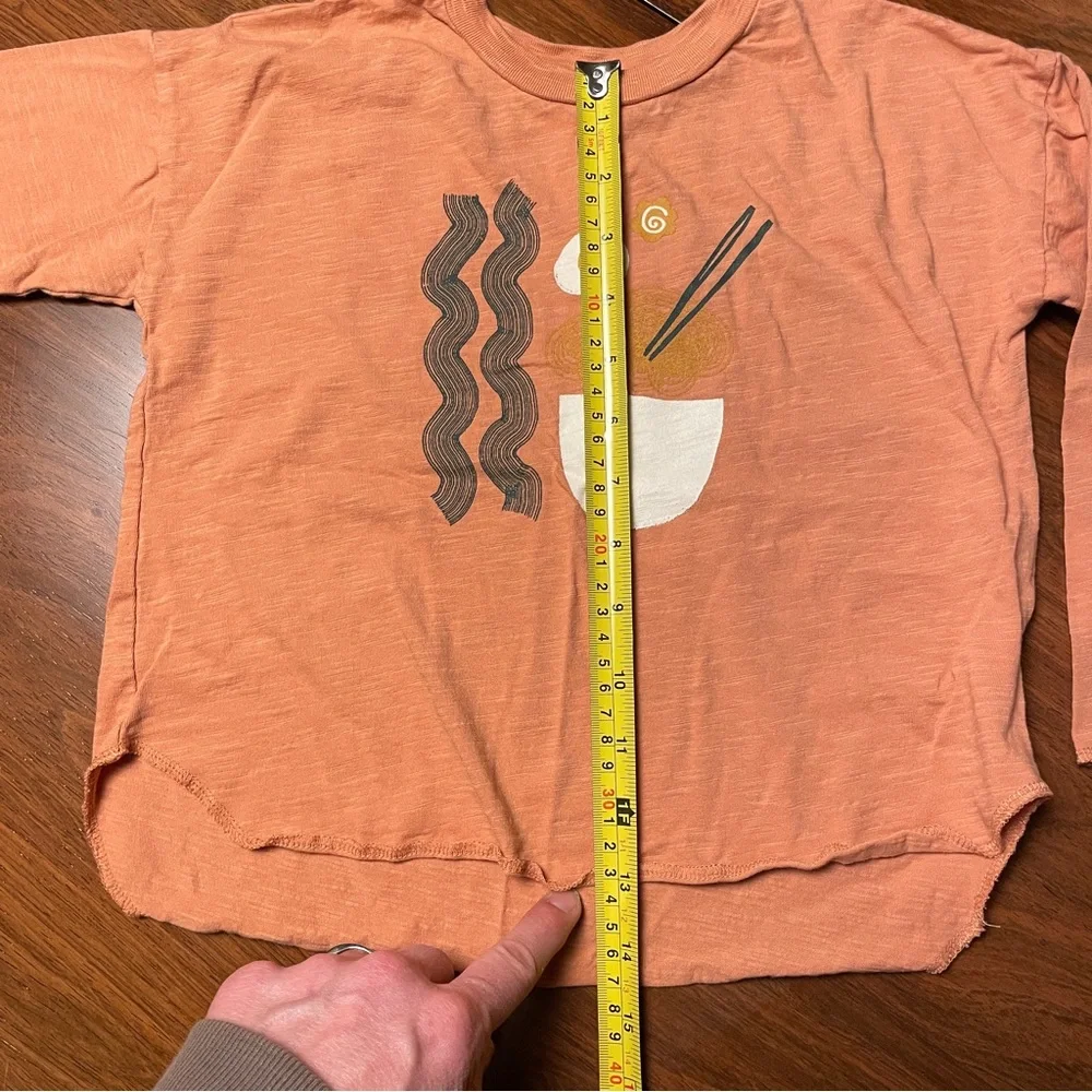 Kids' Open Edit Long Sleeve Tee Ramen, Noodles 2T